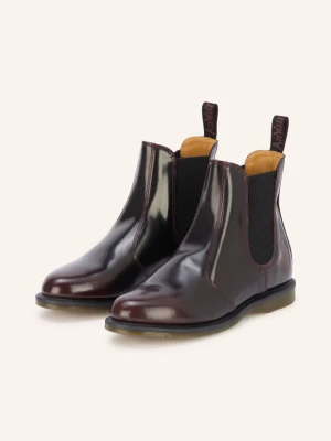 Dr. Martens Sztyblety Flora rot CIEMNOCZERWONY