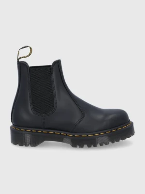 Dr. Martens Sztyblety skórzane 2976 Bex kolor czarny na platformie DM26205001