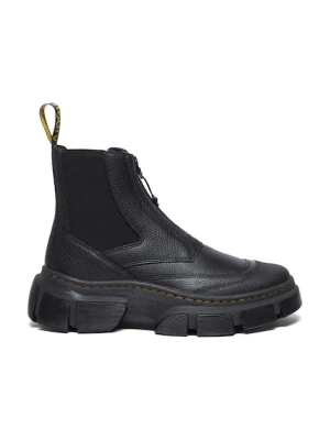 Dr. Martens sztyblety skórzane DMXL Zip Chelsea kolor czarny na platformie DM41070001