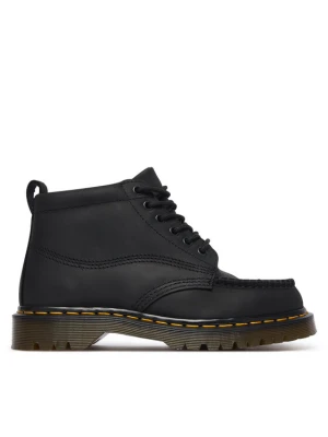 Dr. Martens Trzewiki Lowell Chukka 6 Eye Crazy Horse DM43680001 Czarny
