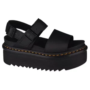 Dr. Martens Voss Quad DM26725001, Damskie, Czarne, sandały, skóra licowa, rozmiar: 42