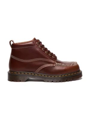 Dr. Martens workery skórzane Lowell Chukka brązowy
