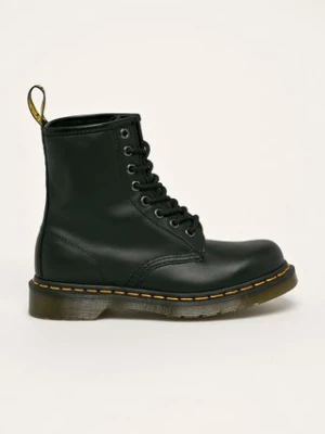 Dr. Martens workery skórzane 1460 Nappa kolor czarny na płaskim obcasie DM11822002