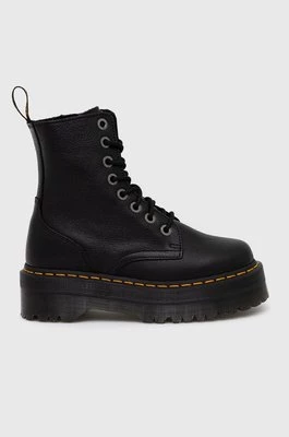 Dr. Martens workery skórzane Jadon III kolor czarny na płaskim obcasie DM26378001