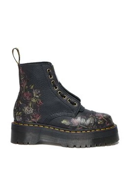 Dr. Martens workery skórzane Sinclair damskie kolor czarny na platformie DM32050001