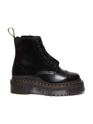 Dr. Martens workery skórzane Sinclair FL damskie kolor czarny na platformie DM31213001