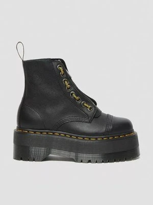 Dr. Martens workery skórzane Sinclair Max damskie kolor czarny na platformie DM27358001