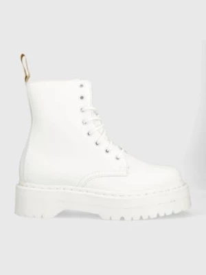 Dr. Martens workery V Jadon II Mono damskie kolor biały na platformie DM27335113-White