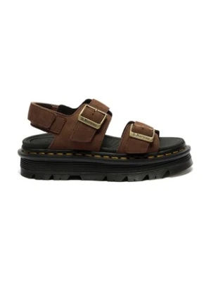 Dr. Martens ZebZag Sandal sandały na platformie damskie nubukowe