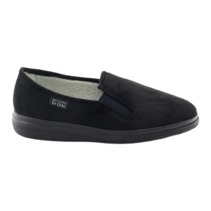 Dr.Orto Befado buty męskie kapcie 991M002 czarne wkładka Silber