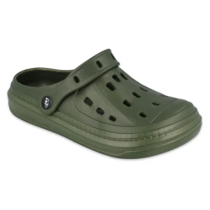 Dr.Orto Befado Klapki męskie piankowe- dark green 154M004 zielone