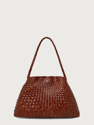 Dragon Diffusion torebka shopper damska skórzana brązowy