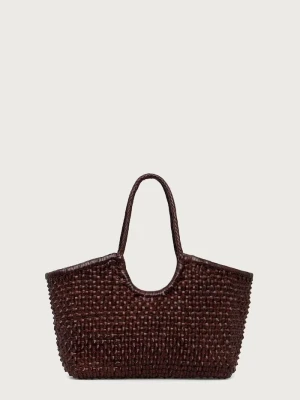 Dragon Diffusion torebka shopper damska skórzana brązowy