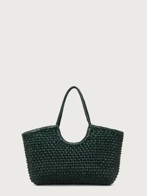 Dragon Diffusion torebka shopper damska skórzana zielony