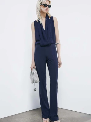 Drapowany kombinezon z elastycznego crêpe PATRIZIA PEPE