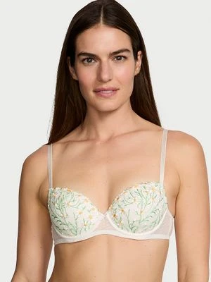 Dream Angels Biustonosz lekko usztywniany Daisy Chain Embroidery Demi Victoria's Secret