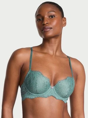 Dream Angels Biustonosz lekko usztywniany koronkowy Classic Demi Victoria's Secret