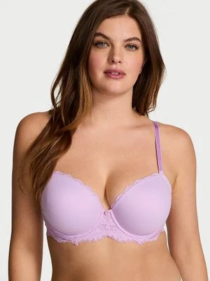 Dream Angels Biustonosz lekko usztywniany Smooth and Lace Classic Demi Victoria's Secret