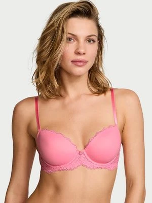 Dream Angels Biustonosz lekko usztywniany Smooth and Lace Classic Demi Victoria's Secret