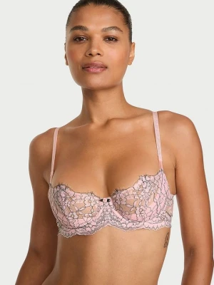 Dream Angels Biustonosz nieusztywniany balkonetka Wicked Lace Balconette Victoria's Secret Różowy