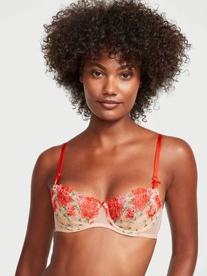 Dream Angels Biustonosz nieusztywniany balkonetka Wicked Unlined Floral Embroidery Balconette Victoria's Secret