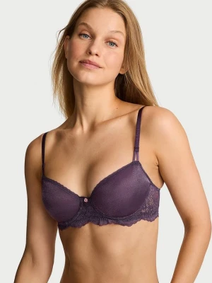 Dream Angels Biustonosz nieusztywniany Wicked Sheer Shimmer Victoria's Secret Fioletowy