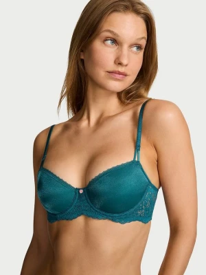 Dream Angels Biustonosz nieusztywniany Wicked Sheer Shimmer Victoria's Secret Niebieski