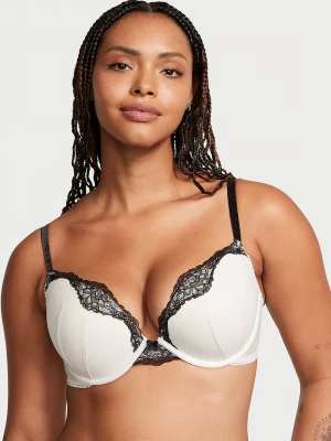 Zdjęcie produktu Dream Angels Biustonosz push-up Dotted Mesh Victoria's Secret