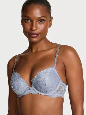 Dream Angels Biustonosz push-up koronkowy Twinkle Silver Victoria's Secret