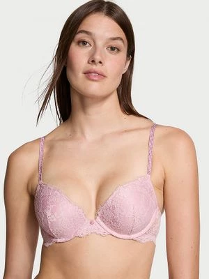 Dream Angels Biustonosz push-up koronkowy z błyszczącymi ramiączkami Twinkle Strap Victoria's Secret