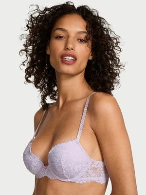 Dream Angels Biustonosz push-up koronkowy z błyszczącymi ramiączkami Twinkle Strap Victoria's Secret