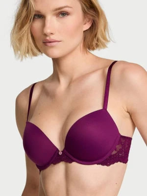 Dream Angels Biustonosz push-up Smooth and Lace Victoria's Secret Fioletowy