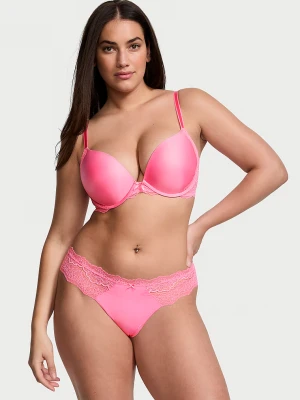 Dream Angels Biustonosz push-up ze wstawkami z koronki Smooth with Lace Victoria's Secret