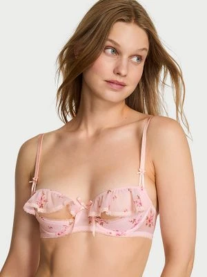 Dream Angels Biustonosz z otwartymi miseczkami Wicked Sheer Flutter Victoria's Secret
