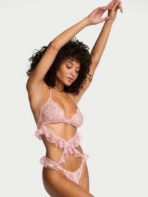 Dream Angels Body z falbankami Peekaboo Victoria's Secret Różowy
