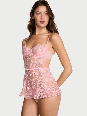 Dream Angels Fartuszek koronkowy i stringi Wicked Twinkle Victoria's Secret 85S8