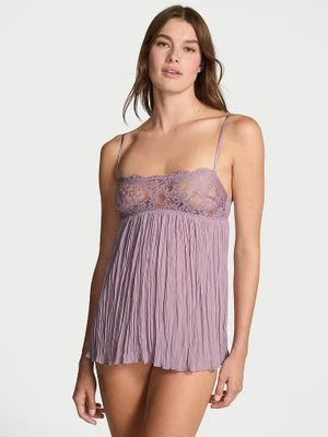 Dream Angels Halka i stringi Dream Lace Pleated Babydoll Victoria's Secret