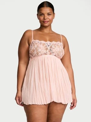 Dream Angels Halka i stringi Dream Lace Pleated Babydoll Victoria's Secret