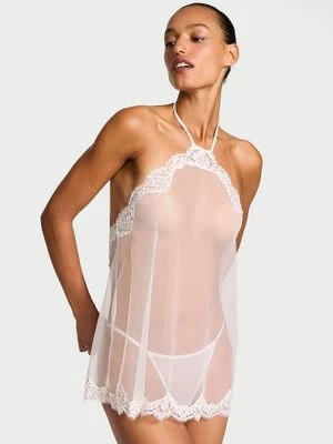 Dream Angels Halka i stringi Twinkle Chiffon Sabrina Babydoll Victoria's Secret