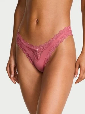 Dream Angels Majtki brazyliany z koronką Lace Trim Brazilian Victoria's Secret