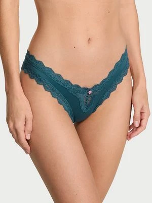 Dream Angels Majtki brazyliany z koronką Lace Trim Brazilian Victoria's Secret