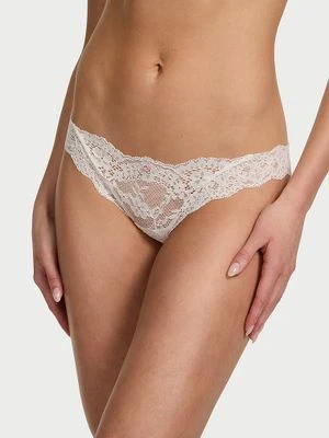 Dream Angels Majtki koronkowe Lace Bikini Victoria's Secret Biały