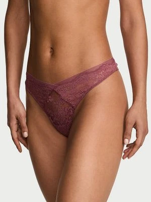Dream Angels Stringi koronkowe Lace and Mesh Victoria's Secret