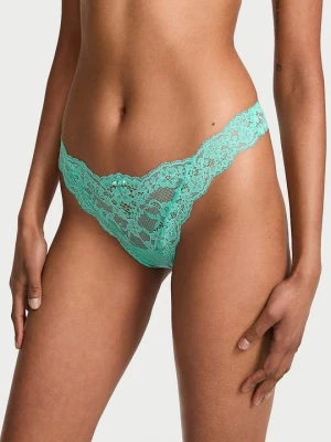Dream Angels Stringi koronkowe Lace Victoria's Secret Zielony