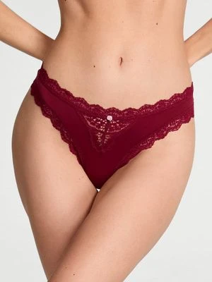 Dream Angels Stringi z koronką Lace Trim Victoria's Secret