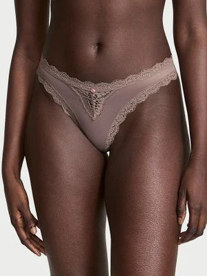 Dream Angels Stringi z koronką Lace Trim Victoria's Secret