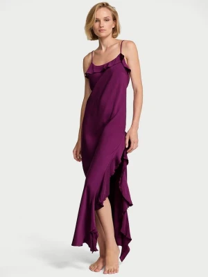 Dream Angels Suknia długa maxi z modalu Victoria's Secret Fioletowy