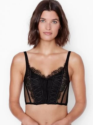 Dream Angels Top gorsetowy Unlined Lace-Up Victoria's Secret