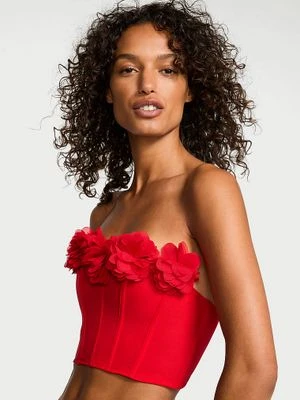 Dream Angels Top gorsetowy z różami Red Roses Victoria's Secret