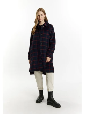 DreiMaster Płaszcz przejściowy w kolorze granatowo-czerwonym rozmiar: L